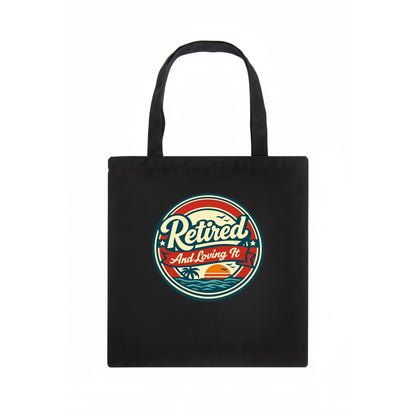 Carefree Retirement Emblem - Tote Bag - dark