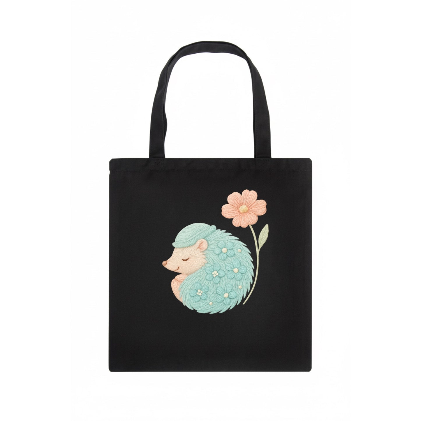 Aqua Hedgehog - Tote Bag - dark