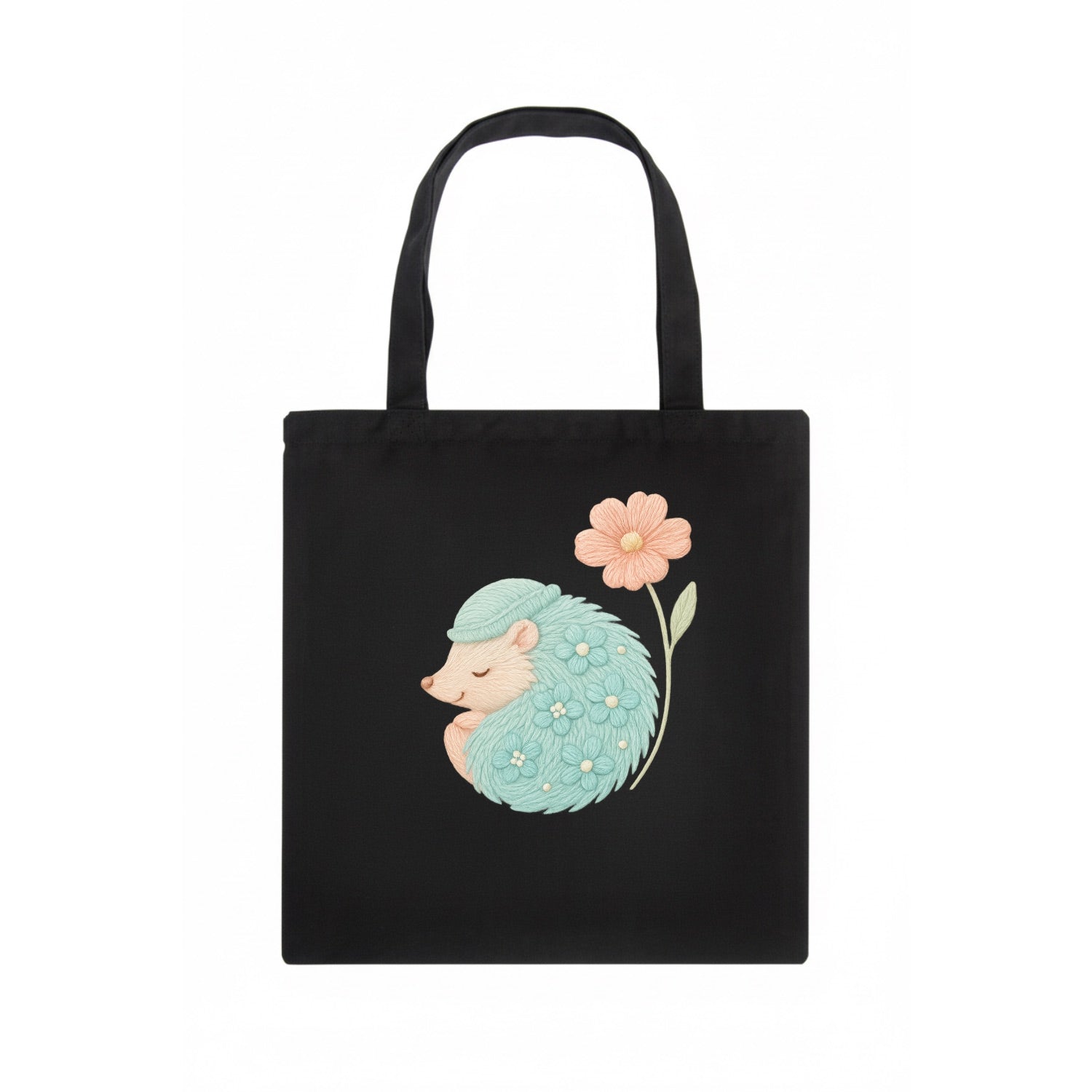 Aqua Hedgehog - Tote Bag - dark