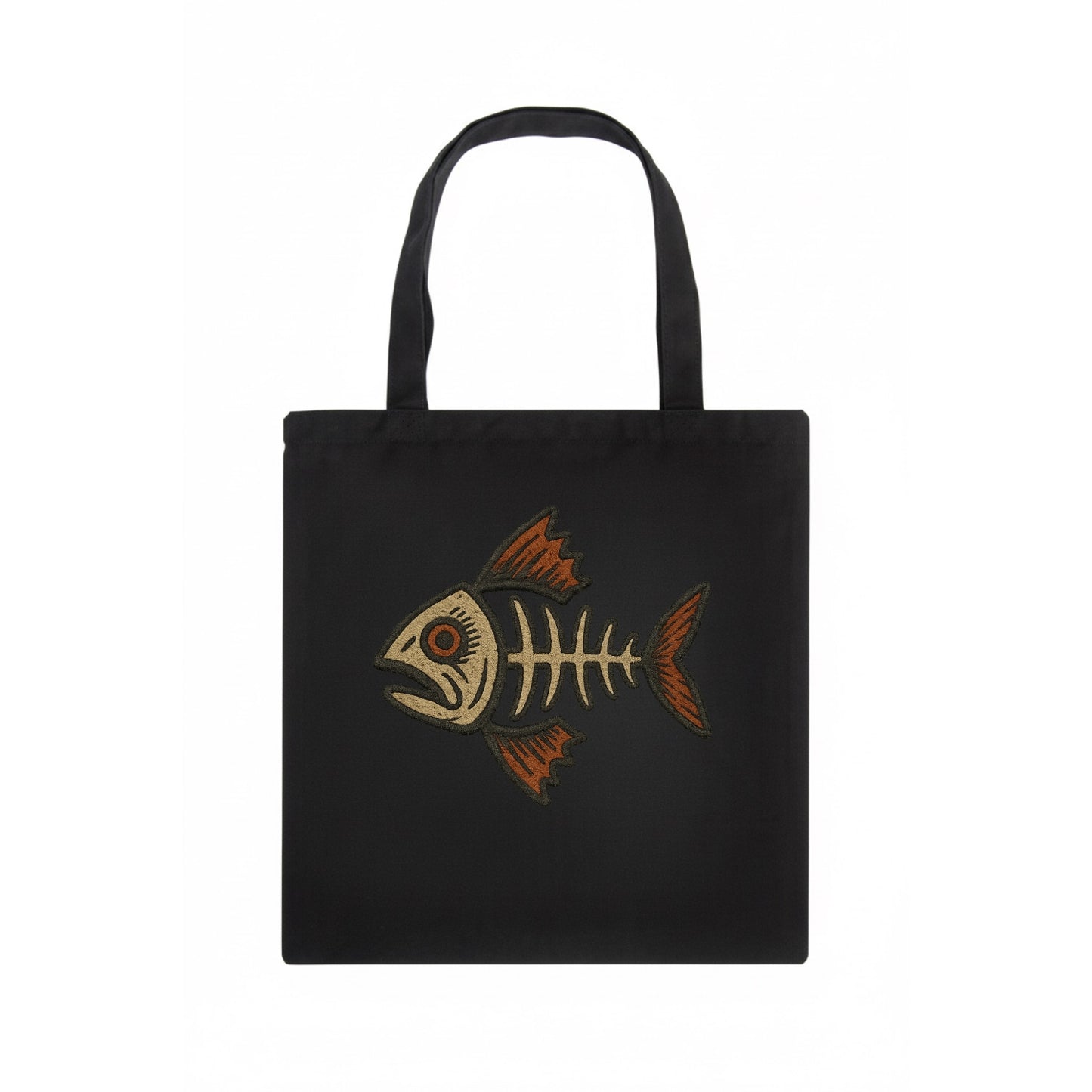 Fish Skeleton  - Tote Bag - dark