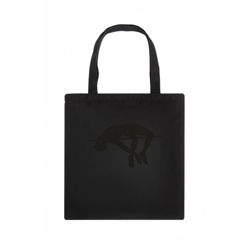 High jumper arching over bar - Tote Bag