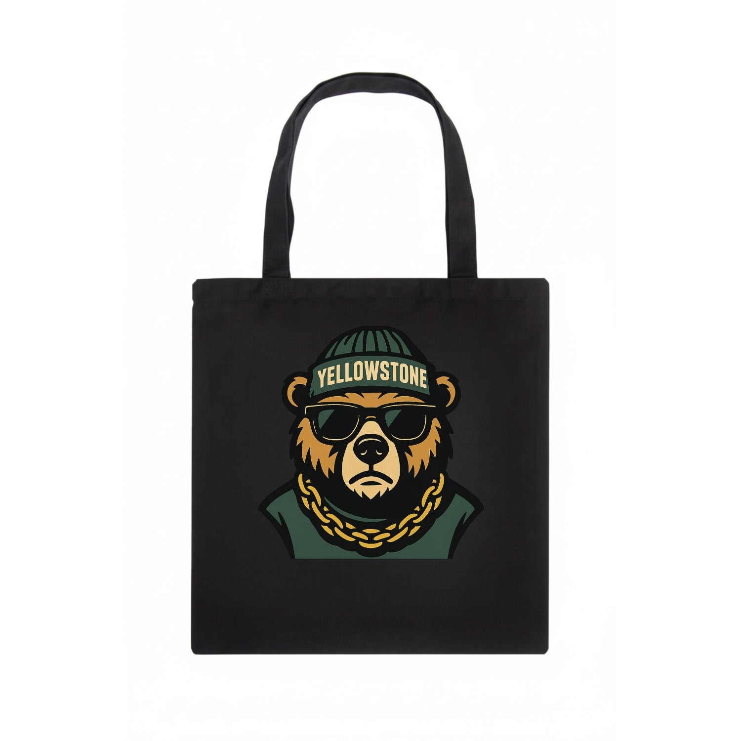 Yellowstone Bear - Tote Bag - dark
