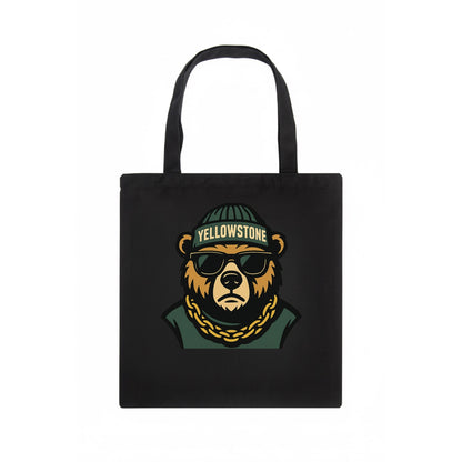 Yellowstone Bear - Tote Bag - dark