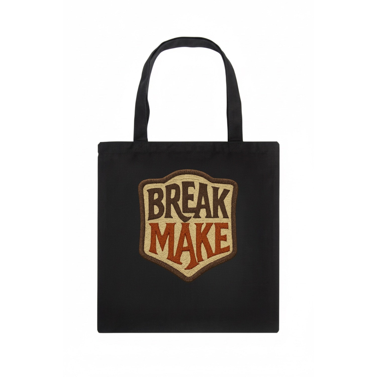 BREAK;MAKE THE RULES Rebel Red Snapback - Tote Bag - dark