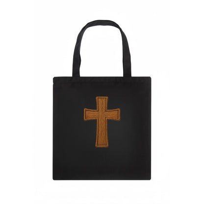 Carved Cross  - Tote Bag - dark