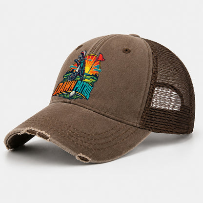 Dawn Patrol Golf Life Washed Trucker Hat – Coffee