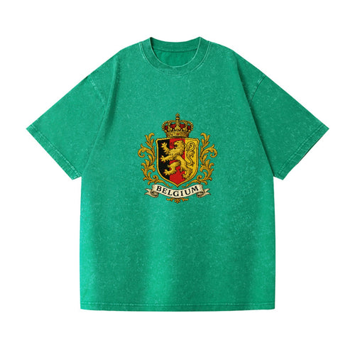 Belgium Lion Logo Vintage T-shirt