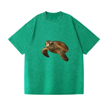 sea turtle portrait design Hat