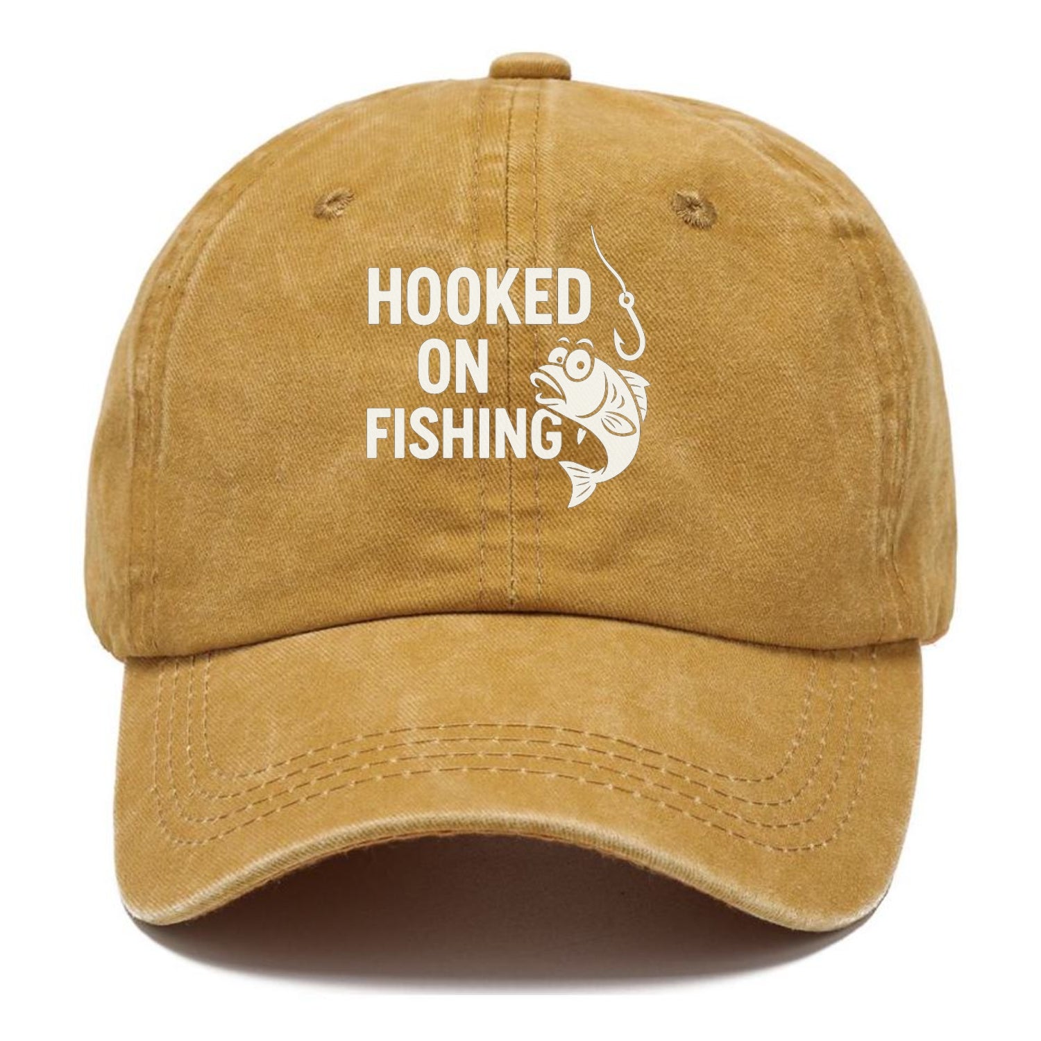 hooked on fishing Hat