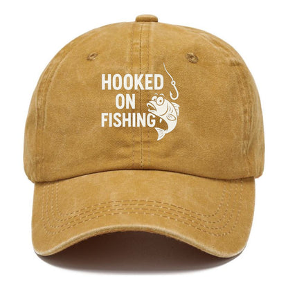 hooked on fishing Hat