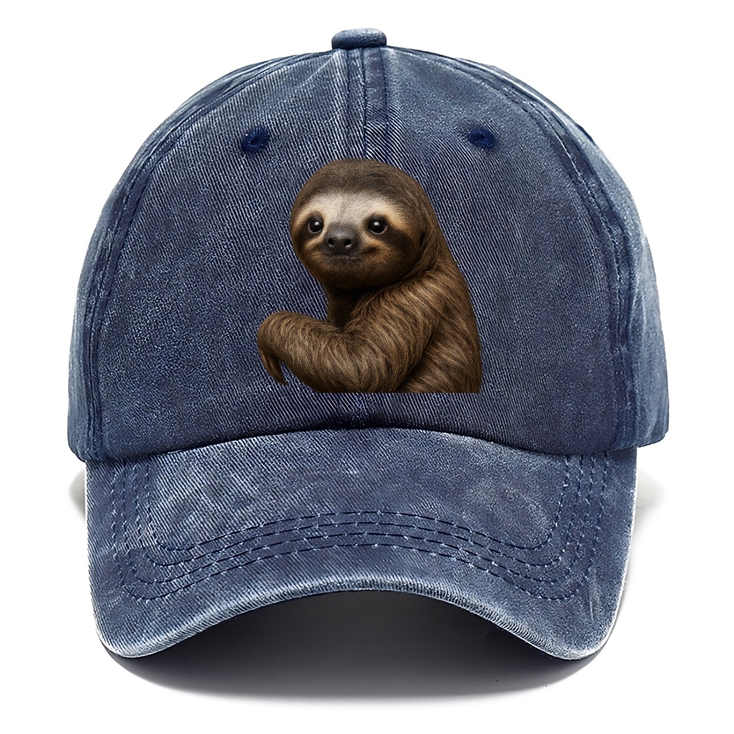 sloth portrait design Hat