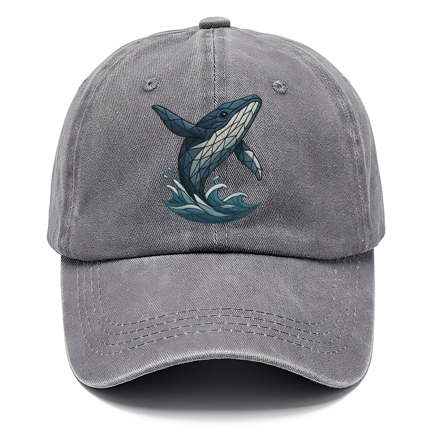 whale ocean waves Hat