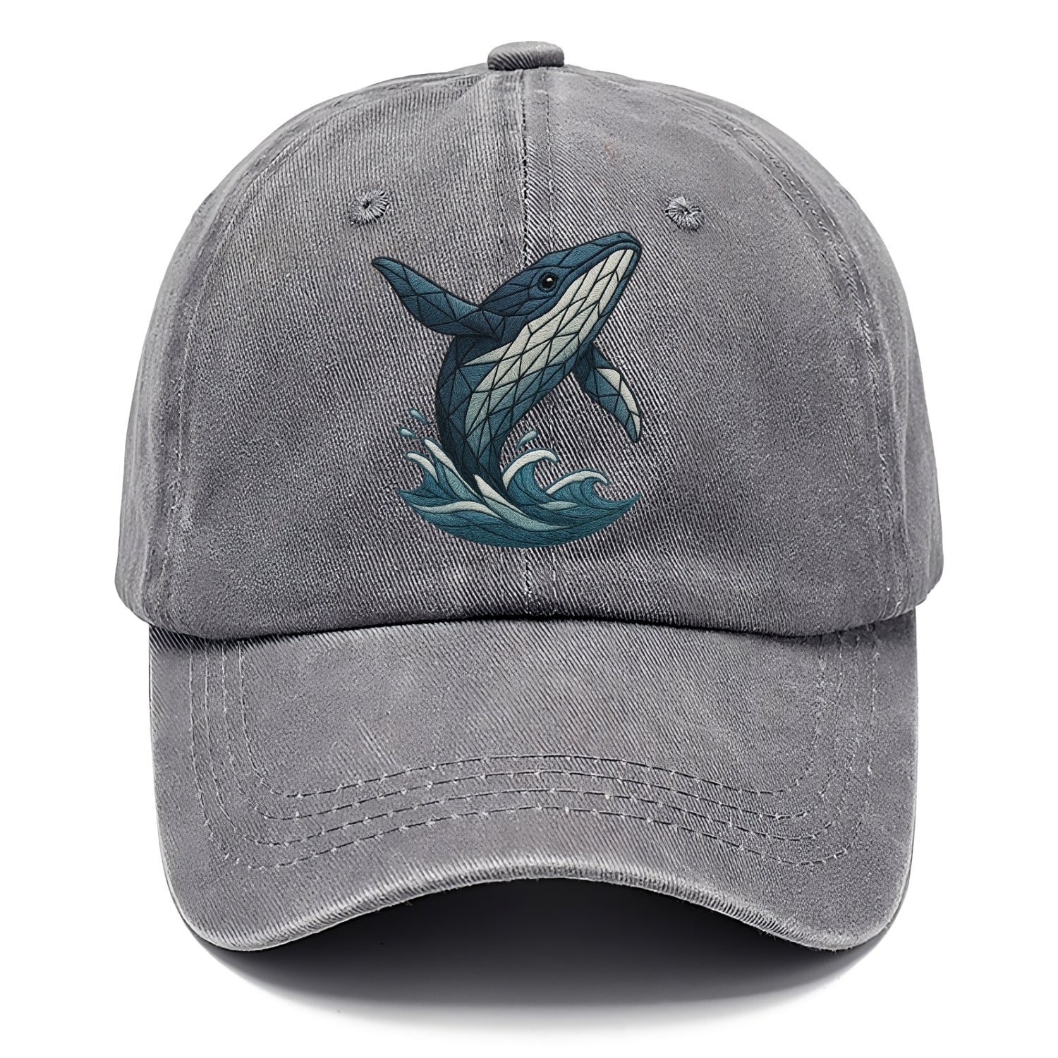 whale ocean waves Hat