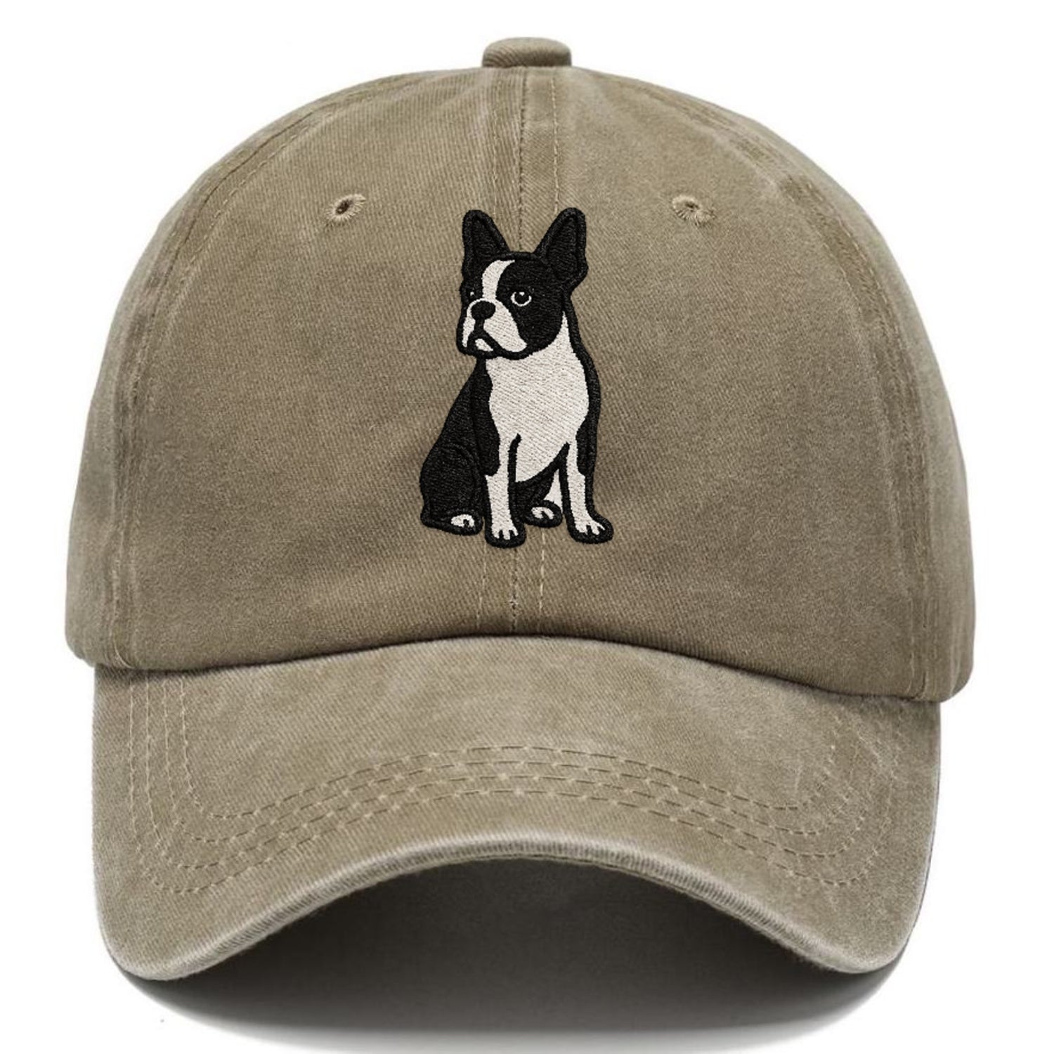 boston-terrier-black-white-tuxedo-charming-companion Hat