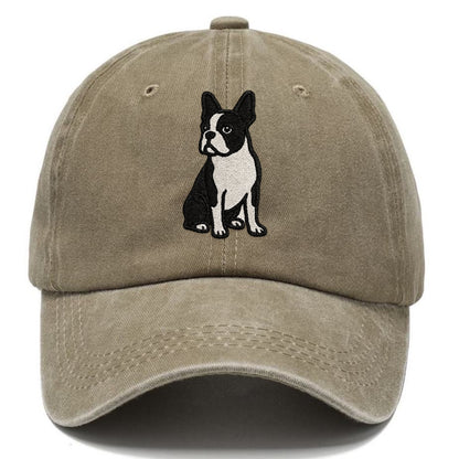 boston-terrier-black-white-tuxedo-charming-companion Hat