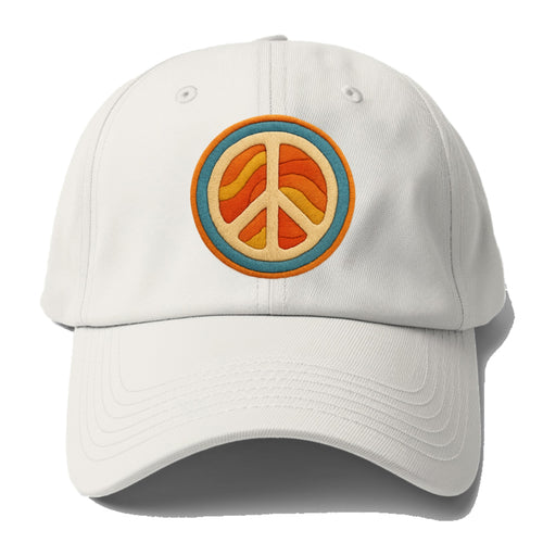 Retro Peace And Harmony Baseball Cap