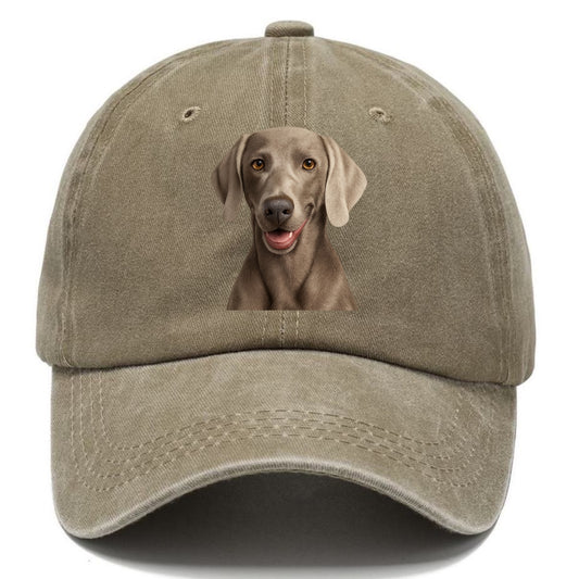 weimaraner portrait design Hat