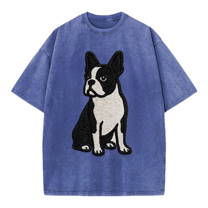 boston-terrier-black-white-tuxedo-charming-companion Hat