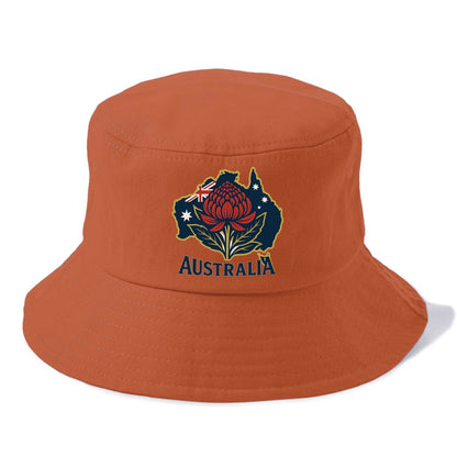 Australian Floral Map Hat