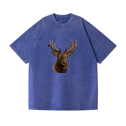 elk portrait design Hat