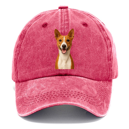 basenji portrait design Hat