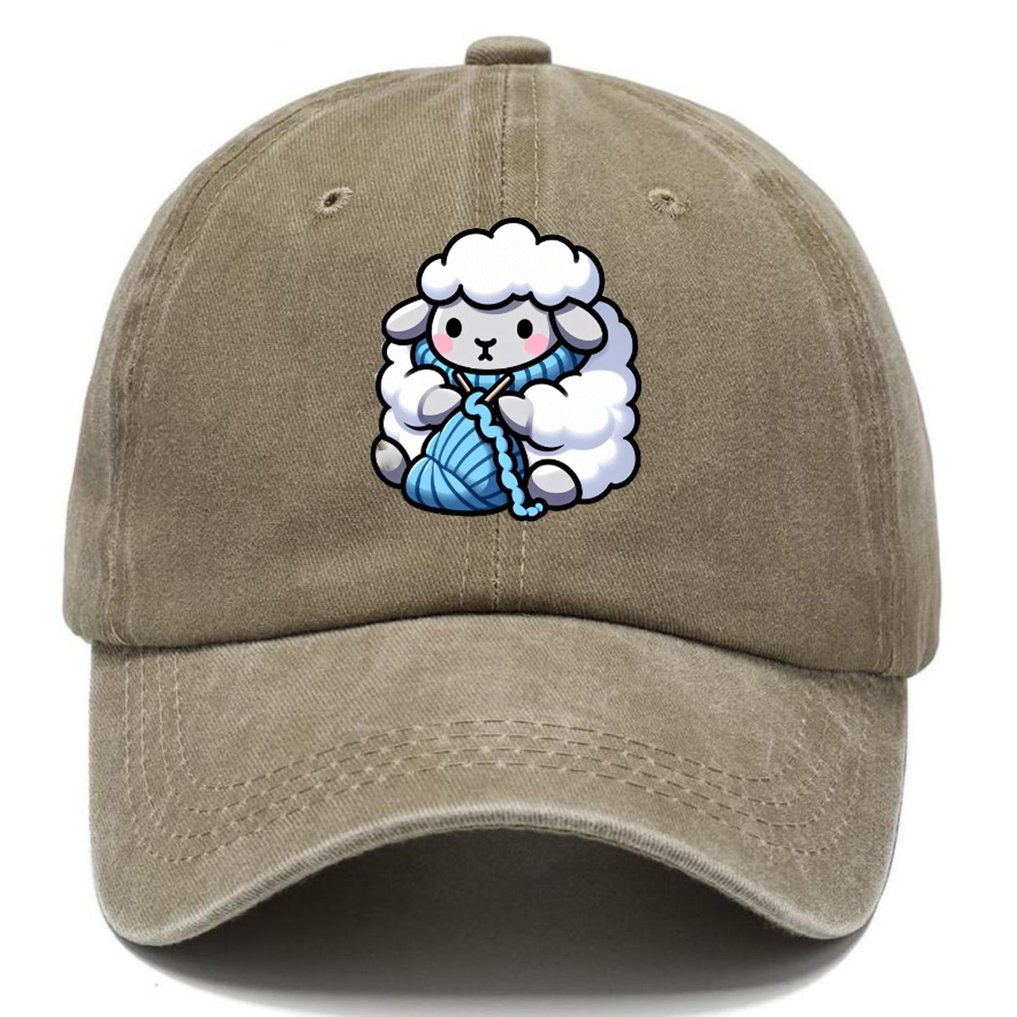 sheep knitting scarf Hat