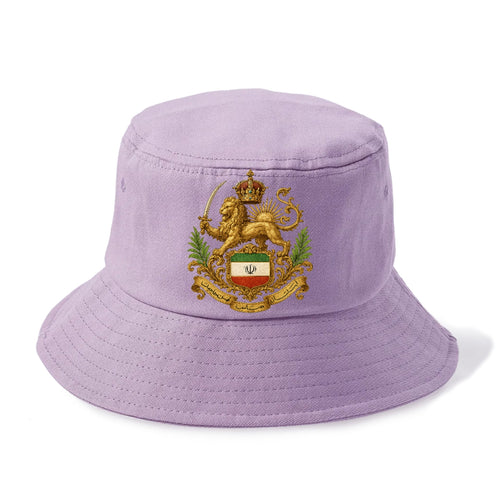 Iran Heritage Lion Badge Bucket Hat