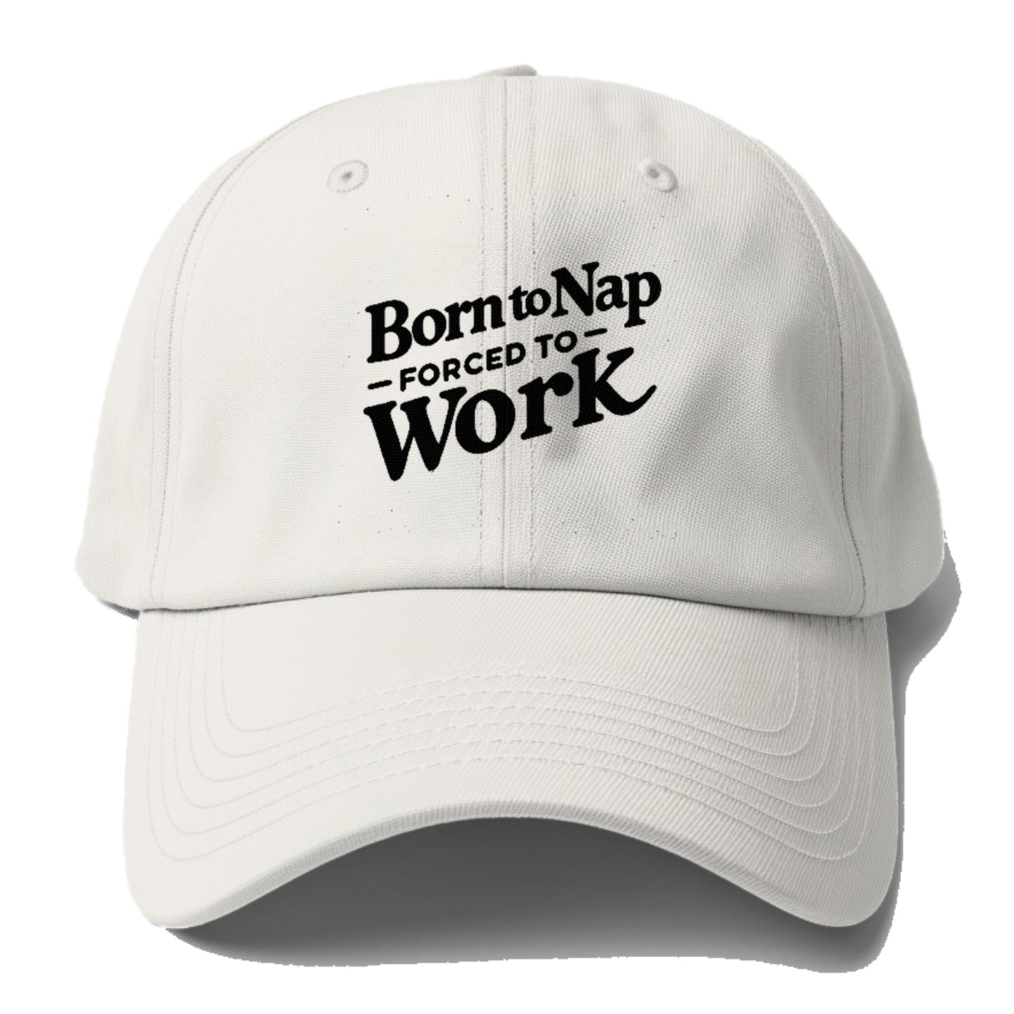 born to nap forced to work Hat