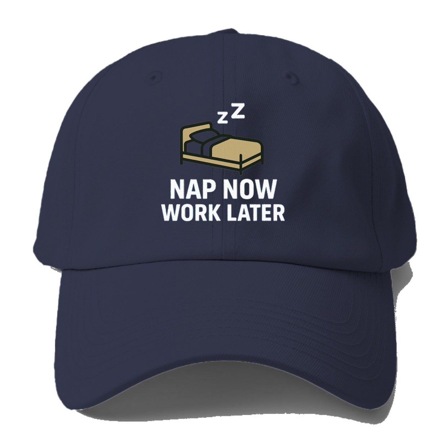 nap now work later Hat