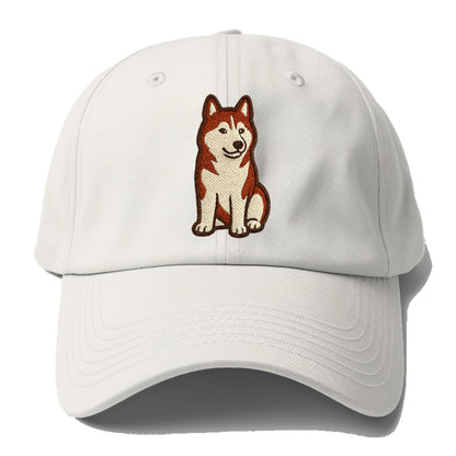 siberian-husky-red-white-loyal-spirit Hat