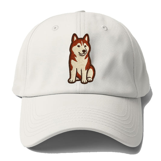 siberian-husky-red-white-loyal-spirit Hat