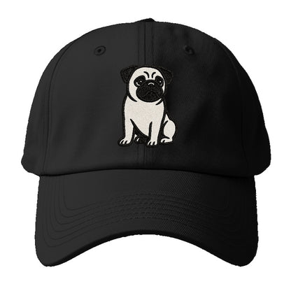 black-pug-charming-companion Hat