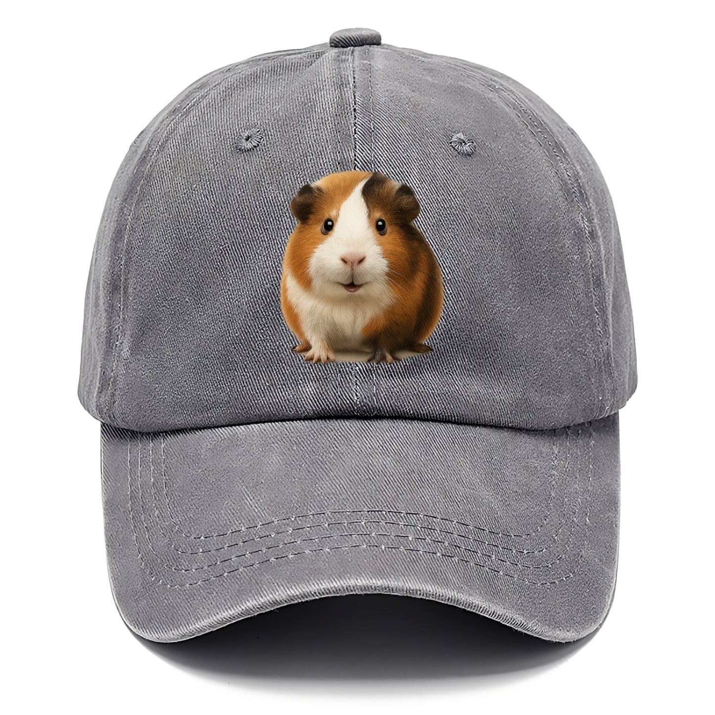 adorable guinea pig portrait design Hat
