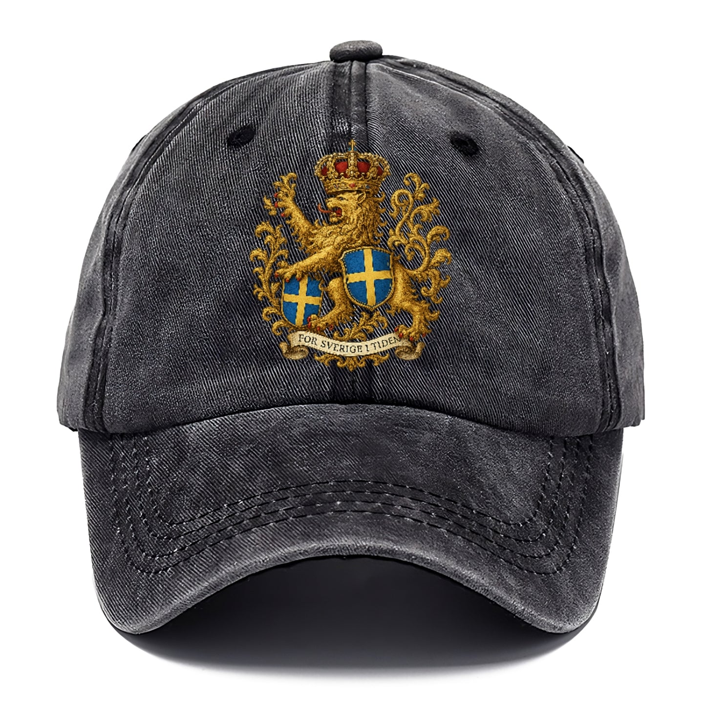 sweden heritage lion badge Hat
