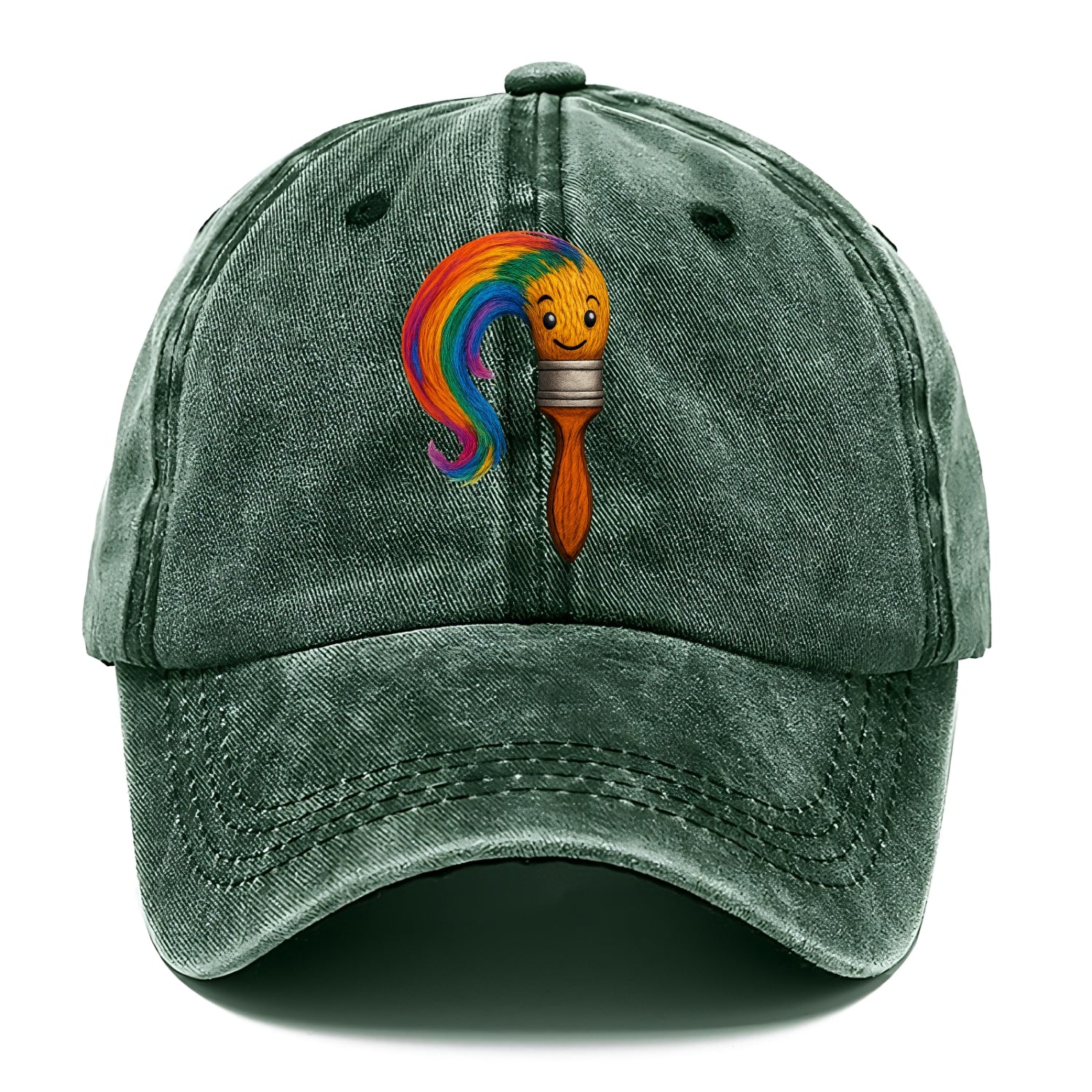 rainbow brushstrokes Hat