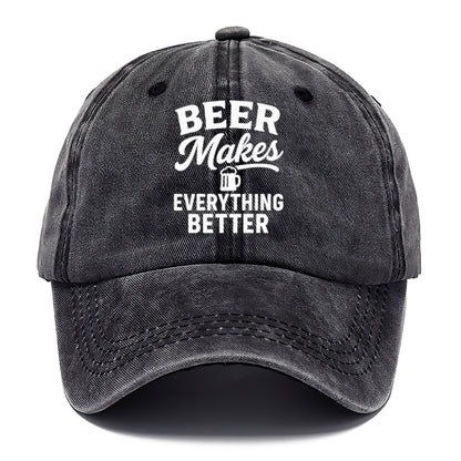 brewed serenity better with beer Hat