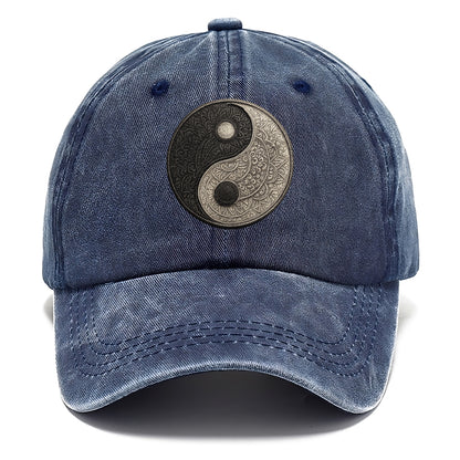 mandala yin yang pattern Hat