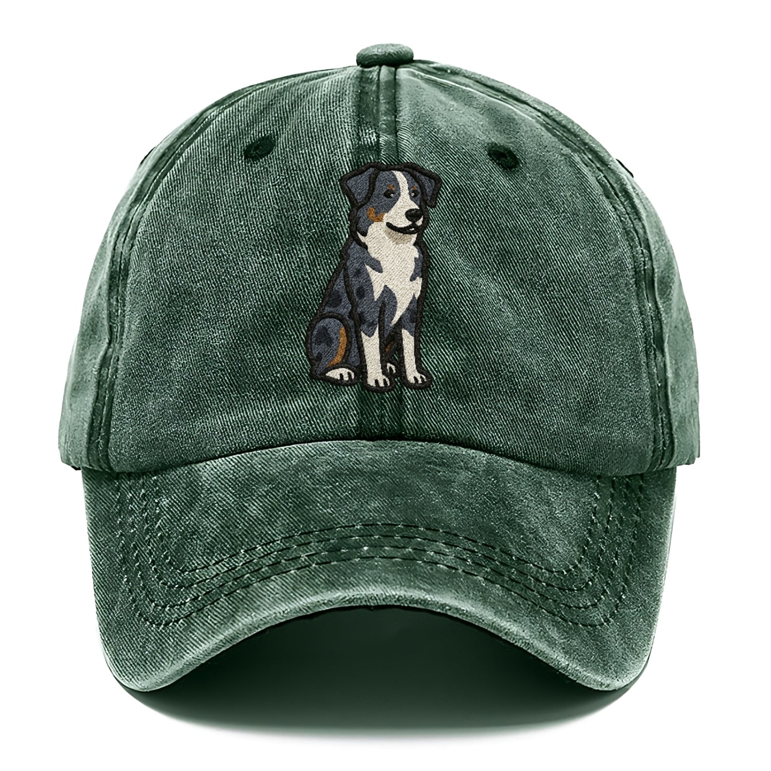 australian-shepherd-blue-merle-vibrant-spirit Hat