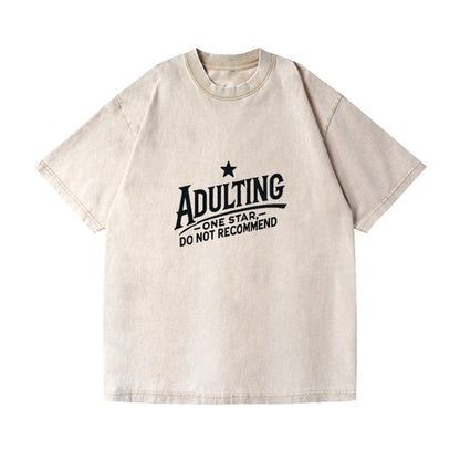 adulting one star do not recommend Hat