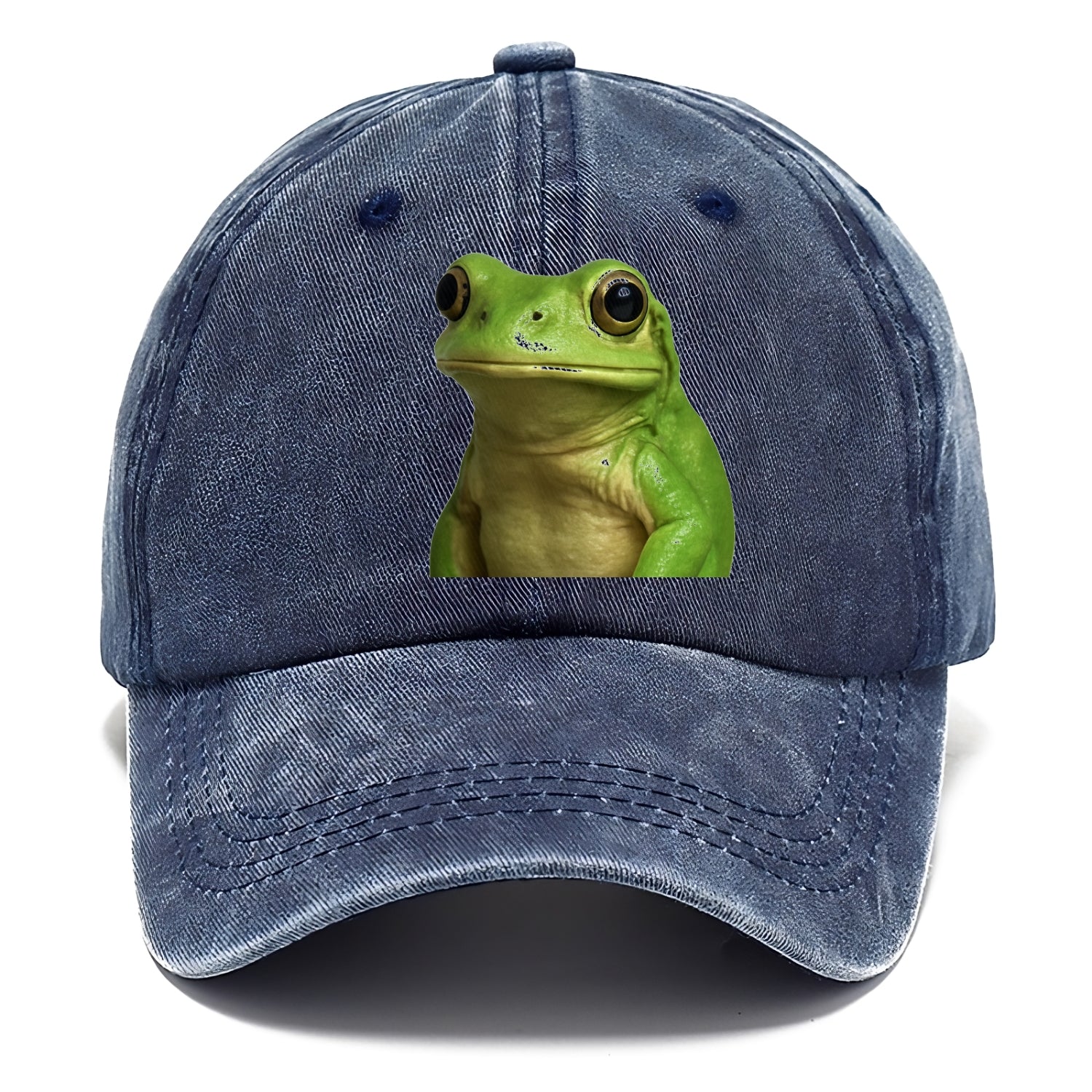 frog portrait design Hat