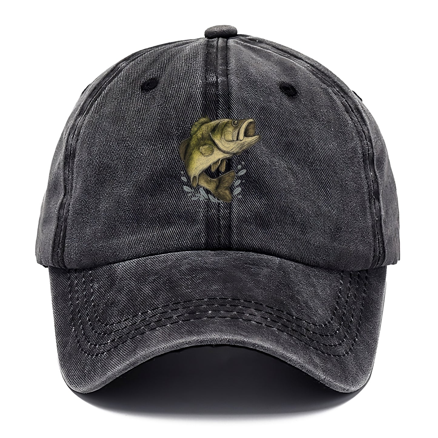 leaping bass fishing Hat