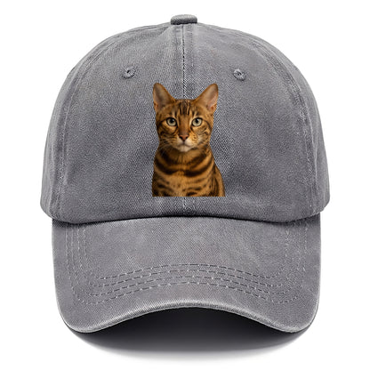 bengal cat portrait design Hat