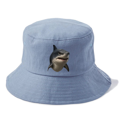 shark portrait design Hat