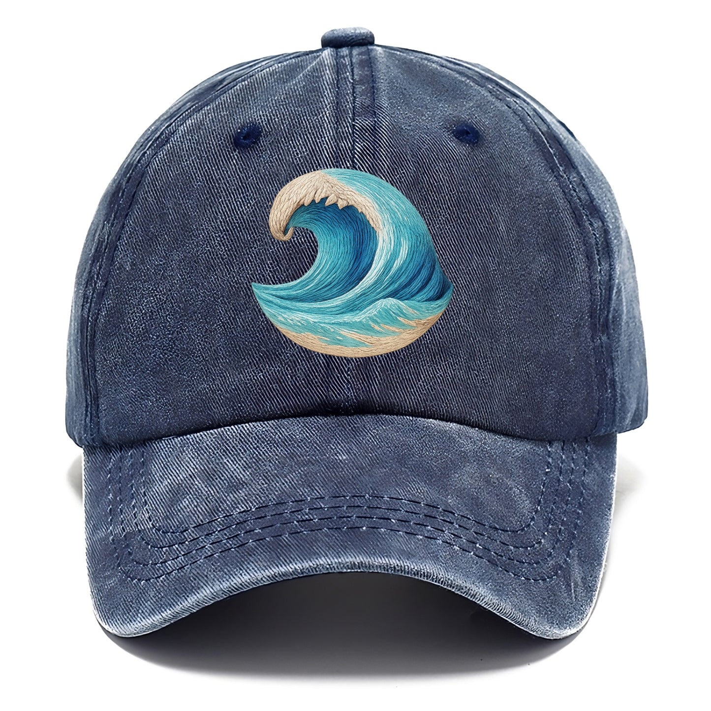 ocean's embrace woven depths Hat