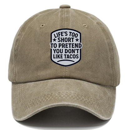 humorous food quote patch Hat