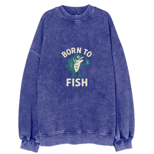 born to fish Hat