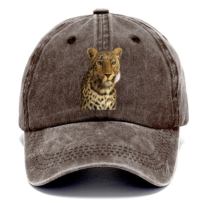 leopard portrait design Hat