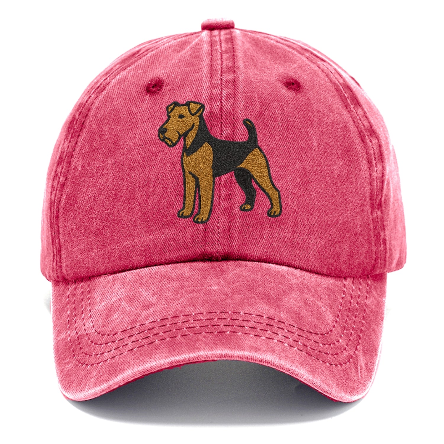 Welsh Terrier Black And Tan Pose Hat