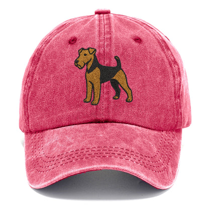 Welsh Terrier Black And Tan Pose Hat