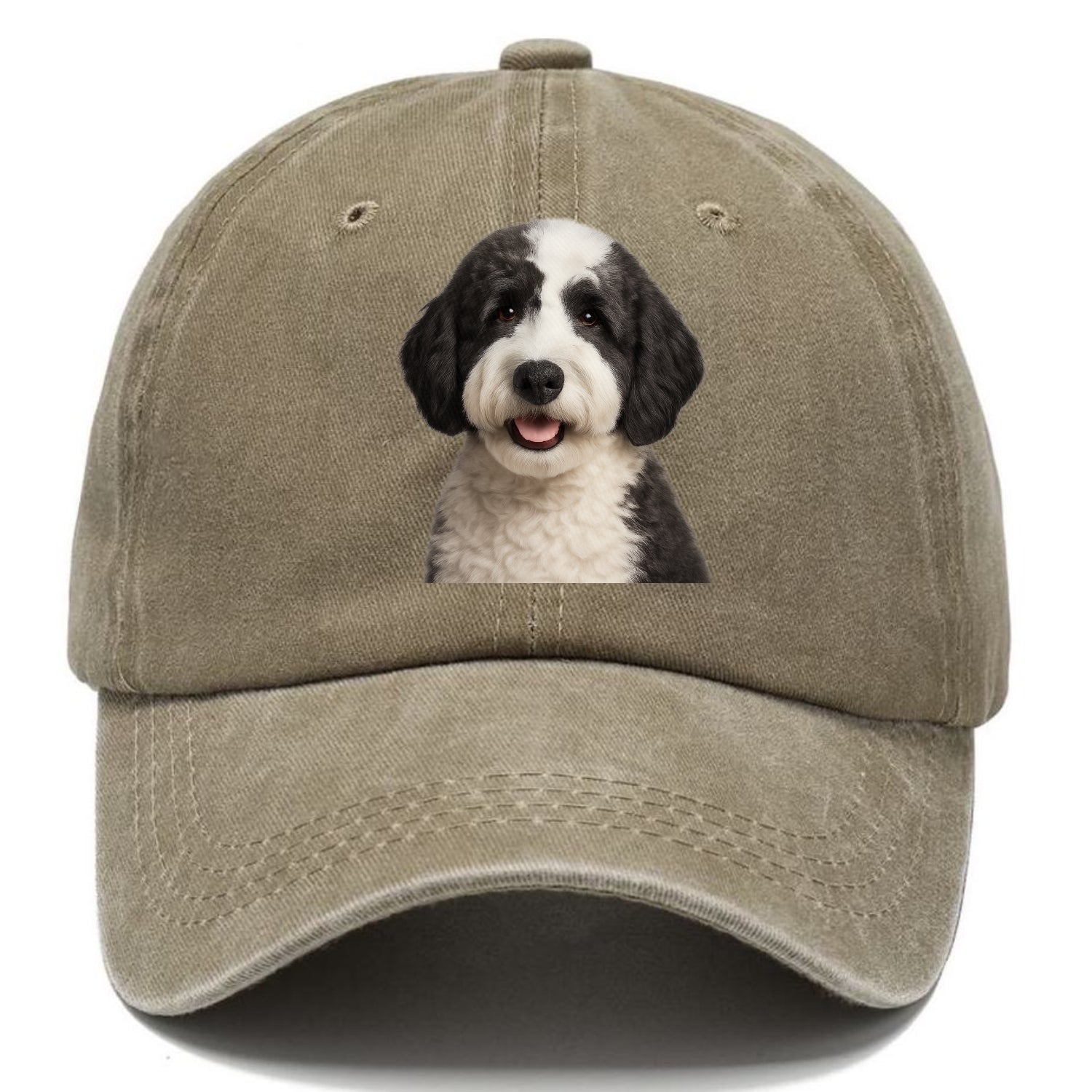 sheepadoodle portrait design Hat